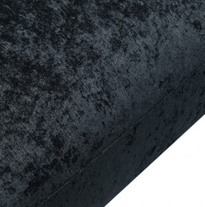 Aaron Contemporary Black Boucle Chair Sloped Arms Seat