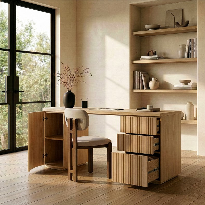 Agata Modern Style Natural Ash Desk