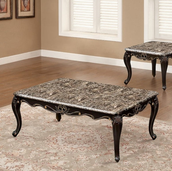 Albert Traditional Dark Walnut Coffee Table