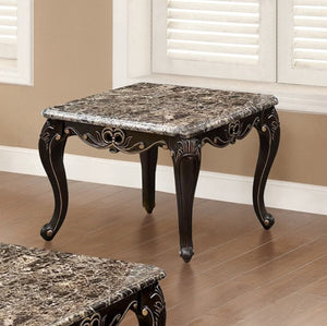 Albert Traditional Dark Walnut End Table