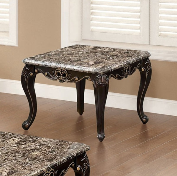 Albert Traditional Dark Walnut End Table