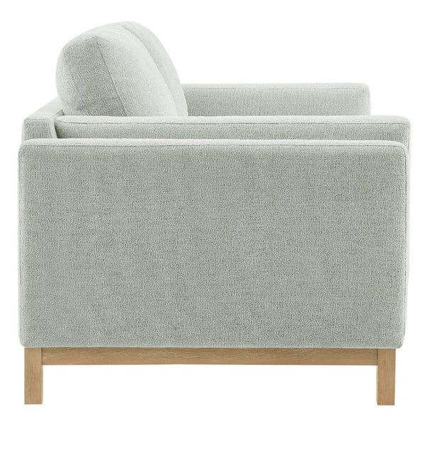 Amadeo Mist Deep Seat Comfort Modern Fabric Loveseat Side