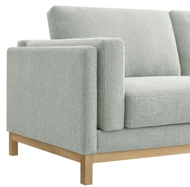 Amadeo Mist Deep Seat Comfort Modern Fabric Sofa