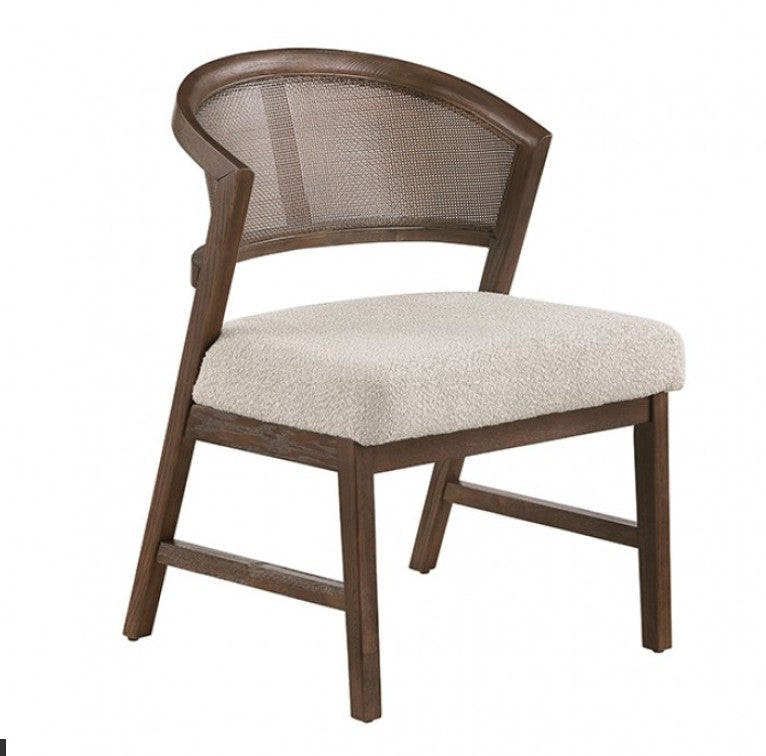 Artemos Contemporary Dark Brown Rattan Back Chair