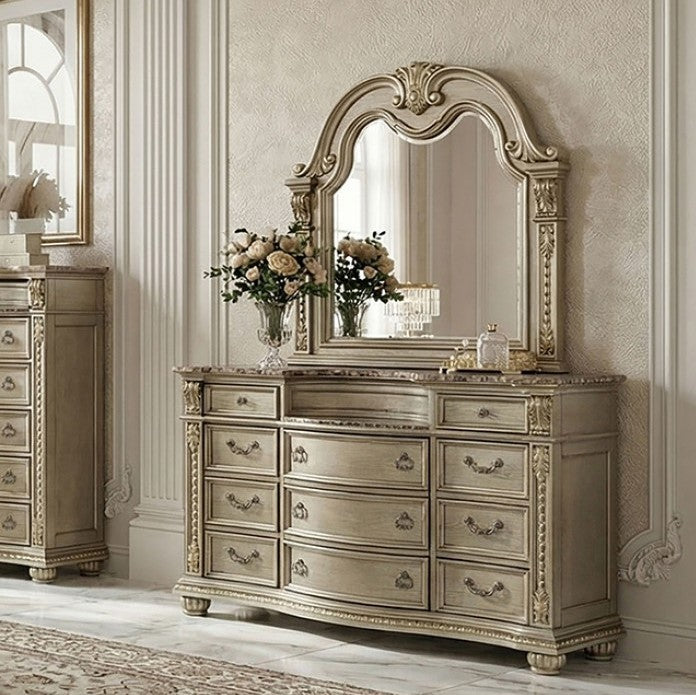 Aurora Champagne Gold Dresser