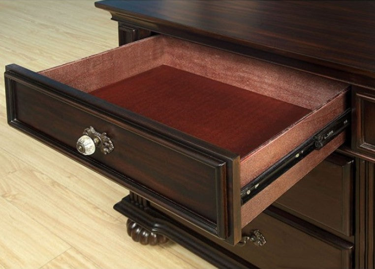 Bella Traditional Dark Walnut Chest