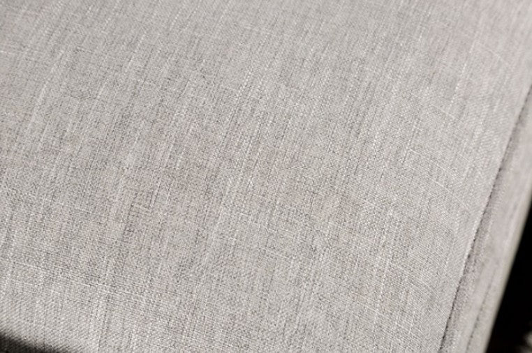 Bengie Modern Oak Gray Brown Linen Fabric Sofa