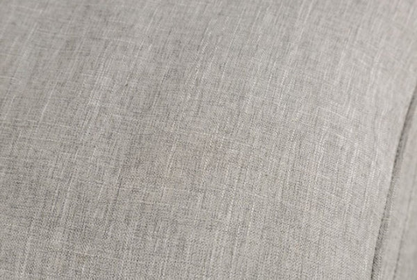 Bengie Modern Oak Light Gray Linen Fabric