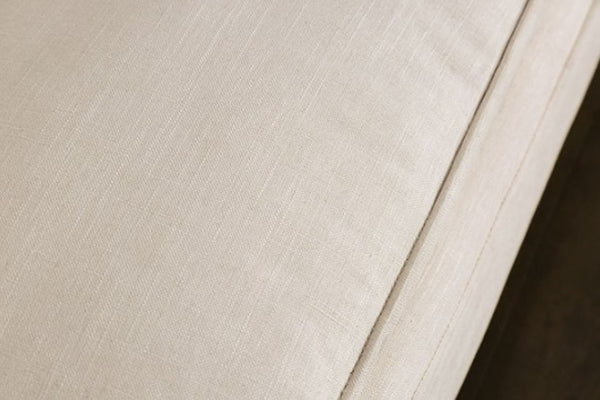 Bengie Modern Oak White Linen Fabric
