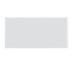 A rectangular light gray panel or cover with a thin white border, shown against a plain white background.