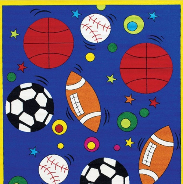 Brightstar Sports Kids 5x8 Area Rug Style