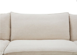 Bryant Sofa Linen Taupe Fabric Cushion