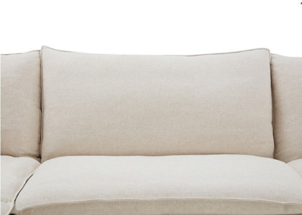 Bryant Sofa Linen Taupe Fabric Cushion