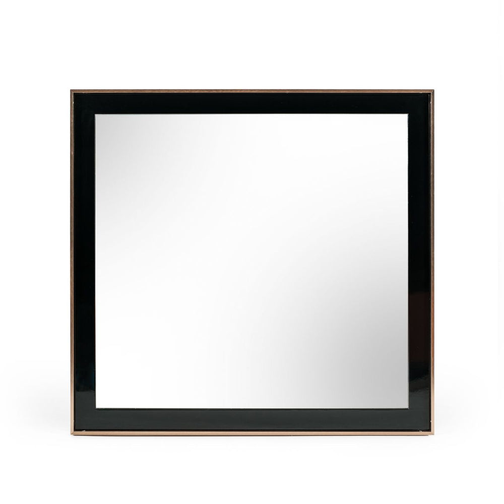 Cartier Brushed Bronze Black 6 Drawer Mirror
