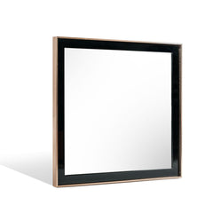 Cartier Brushed Bronze Black 6 Drawer Mirror