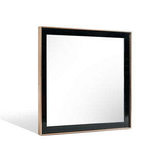 Cartier Brushed Bronze Black 6 Drawer Mirror