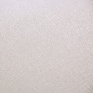 Debron Linen White Sectional Sofa Close-up of a textured white fabric surface