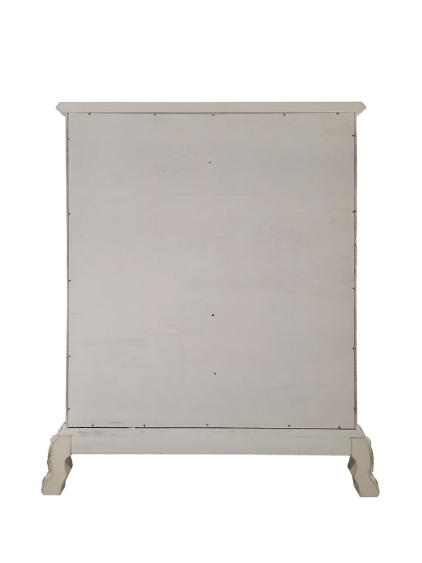 Dresden Bone White Traditional Style Chest