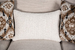 Erni Light Gray Fabric Sofa With Pillows 1