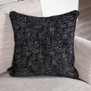 Erni Light Gray Fabric Sofa With Pillows 3