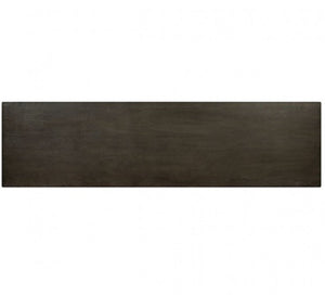 Floranse 72" Transitional Gray Dual Cabinet TV Stand Rectangular dark brown tile on a white background