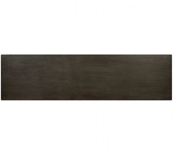 Floranse 72" Transitional Gray Dual Cabinet TV Stand Rectangular dark brown tile on a white background
