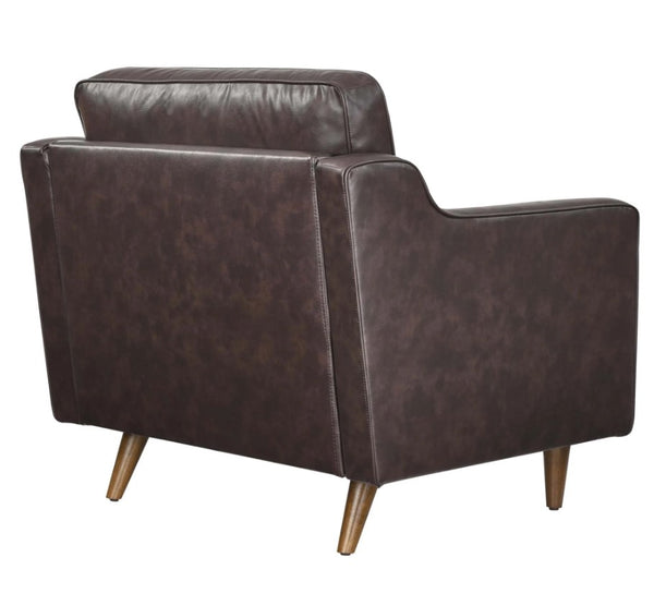 Genpart Modern Chair Genuine Leather Back