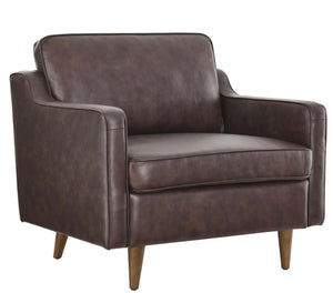 Genpart Modern Chair Genuine Leather Style