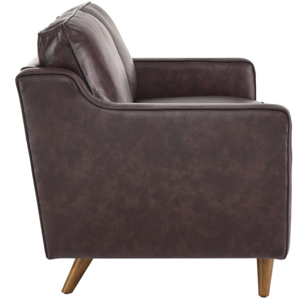 Genpart Modern Loveseat Genuine Leather Side