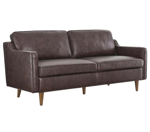 Genpart  modern brown genuine leather sofa style