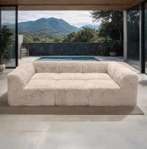 #Taupe  Giacinto Compressed Foam Modern Daybed Taupe Finish 