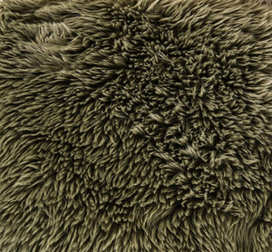 #Green Giacinto Compressed Foam Modern L-Sectional Sofa Green Finish Close-up of a textured green fabric surface Fur

