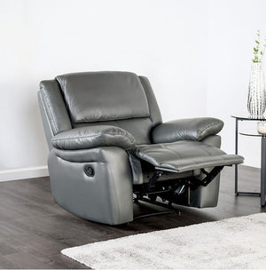 Gladis Pillow Top Arms Dark Gray Reclining Chair