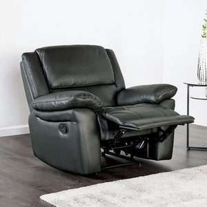 Gladis Pillow Top Arms Black Reclining Chair