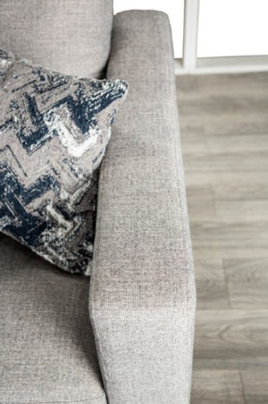 Harrold Light Gray Transitional Style Sofa