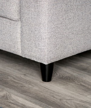 Harrold Light Gray Transitional Style Sofa Leg