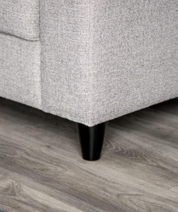 Harrold Light Gray Transitional Style Sofa Leg