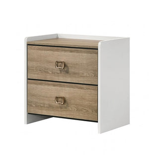 Hazell Two Tone Nightstand Style