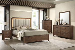 Herman Mid-Century Modern Bed