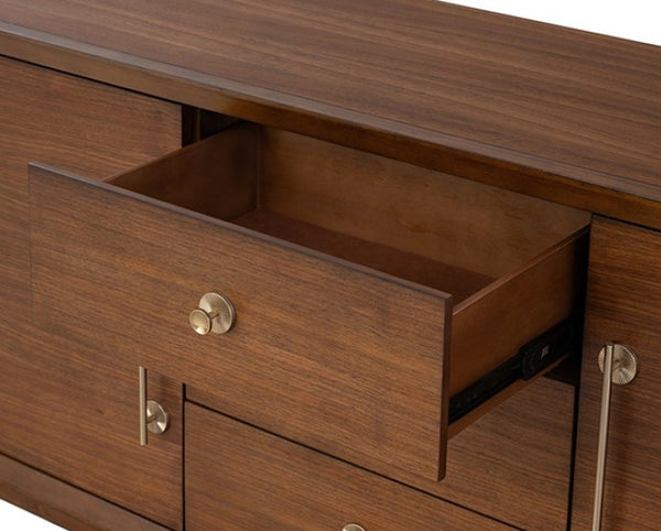 Hermin Modern Walnut Server Drawer