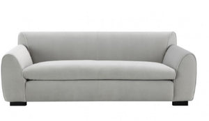 Karl Gray Contemporary Chenille Fabric Sofa Style