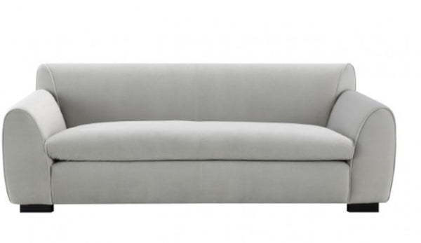 Karl Gray Contemporary Chenille Fabric Sofa Style