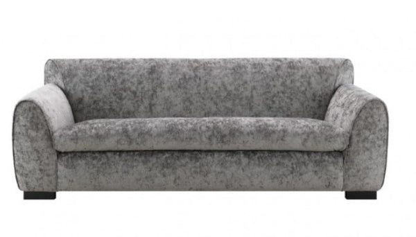 Karl Light Gray Contemporary Chenille Fabric Sofa Style