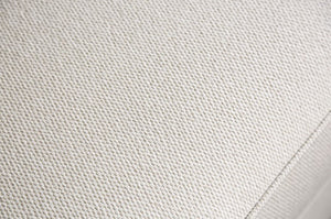 Kriska Light Gray Fabric Sofa with Pillows Close-up of gray fabric texture