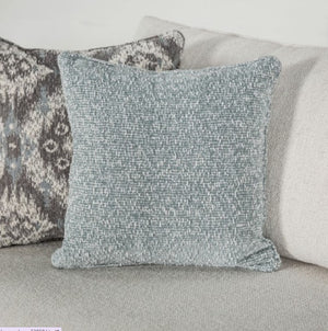 Kumar Rolled Arm White Fabric Sofa Pillows 2
