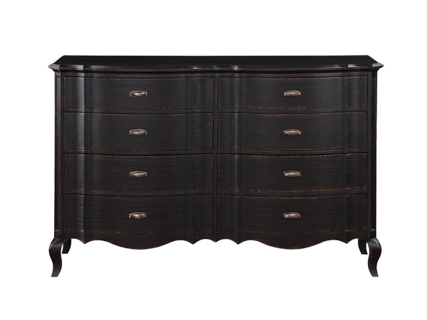 Lesley Dark Brown Dresser Front