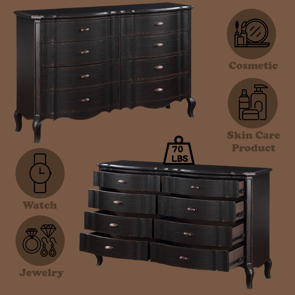 Lesley Dark Brown Dresser