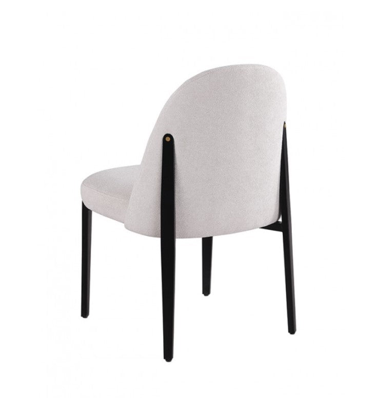 Linda Contemporary Style Upholstered Back and Seat Cushion Dining Chair