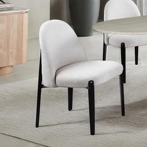 Linda Contemporary Style Upholstered Back and Seat Cushion Dining Chair