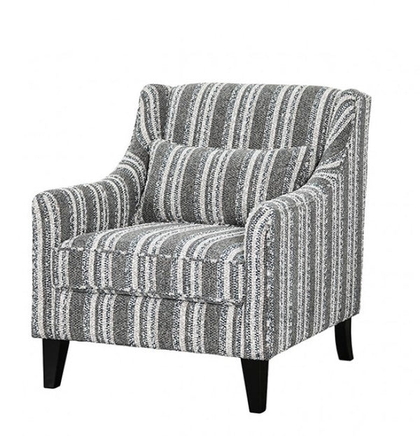 Logen  accent stripe accent chair